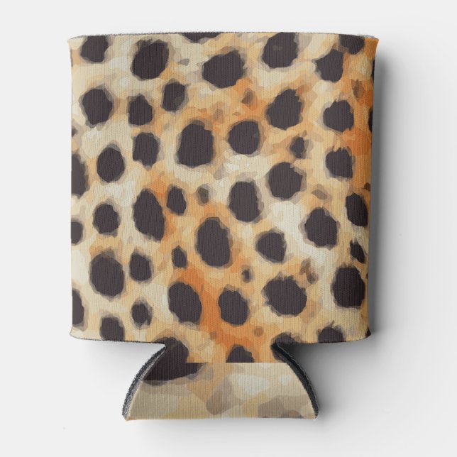 Personalisierte Geparden Dosenkühler (Vorderseite)