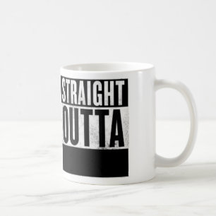 Personalisierte GERADE OUTTA Kaffee-Tassen Kaffeetasse