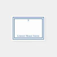 PERSONALISIERTE GERAHMTE Post-it-Hinweise