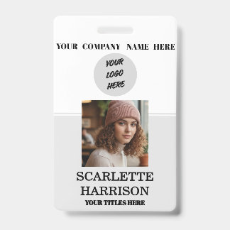 Personalisierte Geschäftskunden-Mitarbeiter-Lolany Ausweis