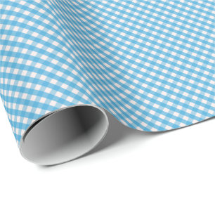 Personalisierte Geschenkanhänger im Gingham-Design Geschenkpapier