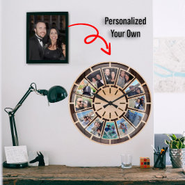 Personalisierte Geschenke - eigene Geschenke kreie Große Wanduhr