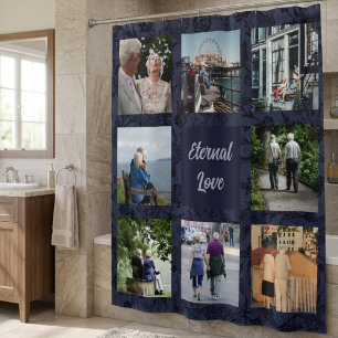 Personalisierte Geschenke für ältere Eltern-Paare  Duschvorhang