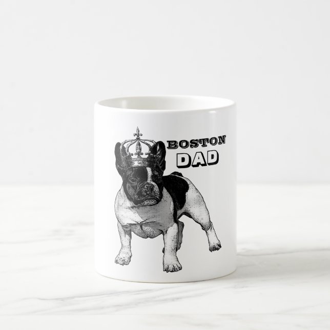 Personalisierte Geschenke für Boston Terrier Liebh Kaffeetasse (Mittel)