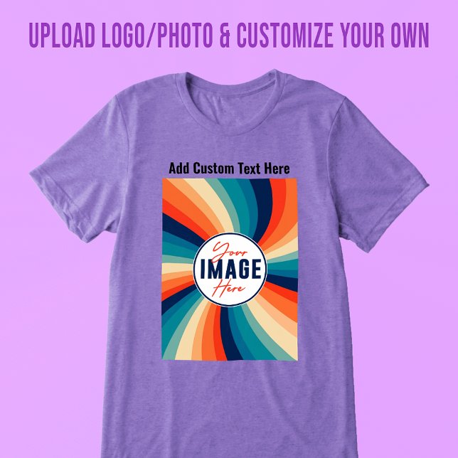 Personalisierte Geschenke für das Foto-Logo hinzuf Tri-Blend Shirt (Upload_Add_Your_Own_Logo_Photo_Image_Picture_Snapshot_Photography_Text_Here_Custom_Tee_TShirt Design)