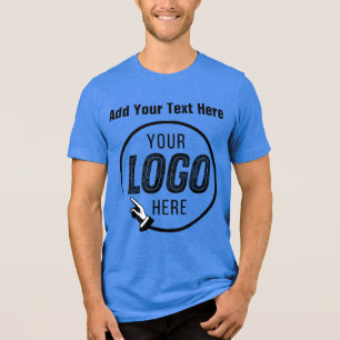 Personalisierte Geschenke für das Logo-Foto hinzuf Tri-Blend Shirt