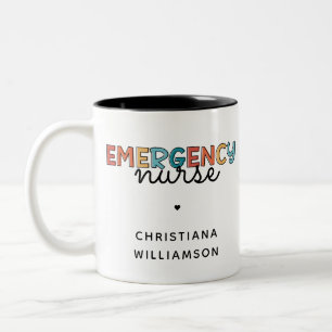 Personalisierte Geschenke für die Krankenversicher Zweifarbige Tasse