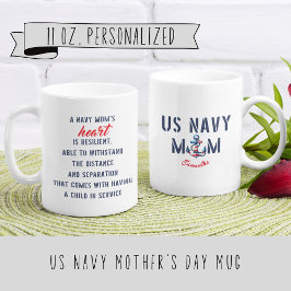Personalisierte Geschenke für die Mama der US-Mari Kaffeetasse