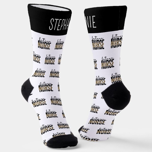 Personalisierte Geschenke für Krankenpfleger Socken (Gewinkelt)