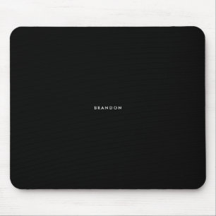 Personalisierte Geschenke für männliche schwarze M Mousepad