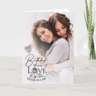 Personalisierte Geschenke für Schwägerinnen Karte