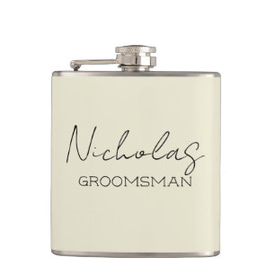 Personalisierte Geschenke für Trauzeugen Flachmann