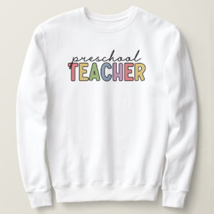Personalisierte Geschenke für Vorschullehrer Sweatshirt