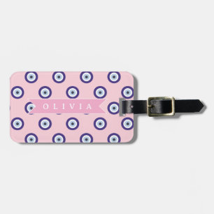 Personalisierte Geschenke mit Böser-Augen-Muster i Gepäckanhänger
