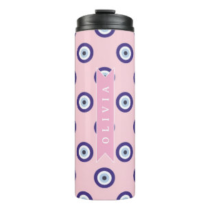Personalisierte Geschenke mit Böser-Augen-Muster i Thermosbecher