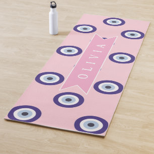 Personalisierte Geschenke mit Böser-Augen-Muster i Yogamatte