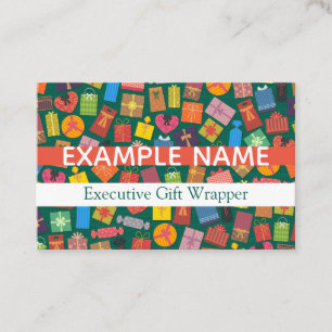 Personalisierte "Geschenke und Geschenke" (UK/Euro Visitenkarte