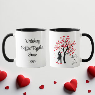 Personalisierte Geschenke zum 25. Hochzeitstag, 25 Tasse