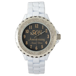 Personalisierte Geschenke zum 50. Jubiläum für ihn Armbanduhr