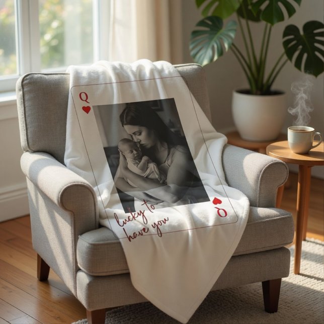 Personalisierte Geschenke zum Muttertag mit Foto Fleecedecke (Von Creator hochgeladen)