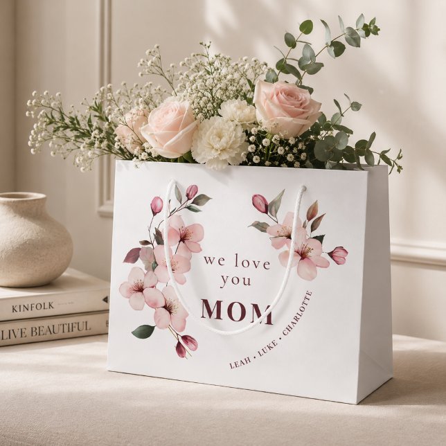 Personalisierte Geschenktasche zum Muttertag für M Große Geschenktüte (Von Creator hochgeladen)