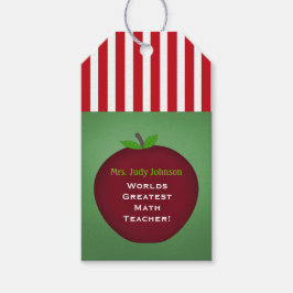 Personalisierte Geschenktasten für Apple Teacher Geschenkanhänger