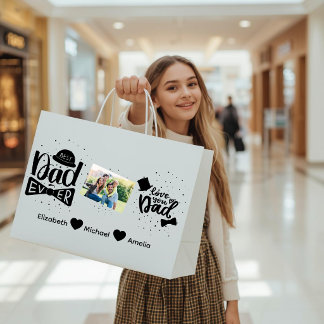 Personalisierte Geschenktüte zum Vatertag
