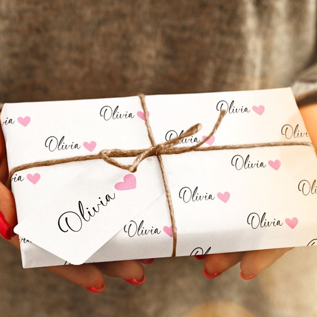 Personalisierte Geschenkverpackung Benutzername Ge Geschenkpapier (Von Creator hochgeladen)
