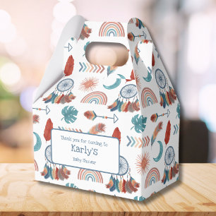 Personalisierte geschlechtsneutrale Bohemian-Baby- Geschenkschachtel
