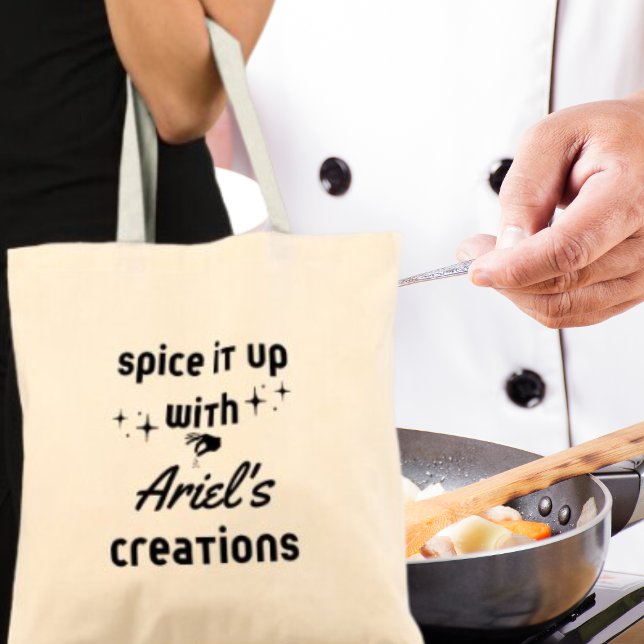 Personalisierte Geschmacksregeln Koch Koch Feinsch Tragetasche ( Get ready to stir up some inspiration, and order your custom tote today!)