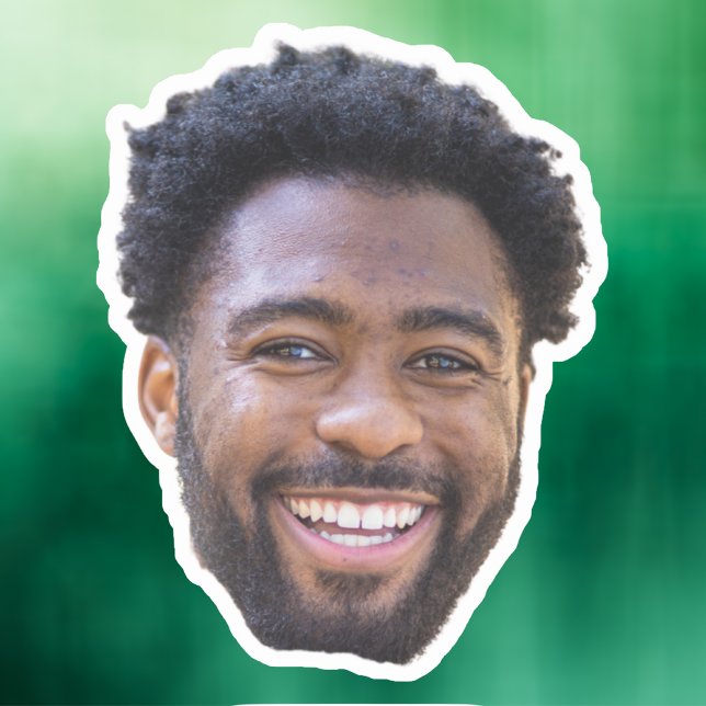 Personalisierte Gesichtskleber, Foto Geburtstagsge Aufkleber (Von Creator hochgeladen)