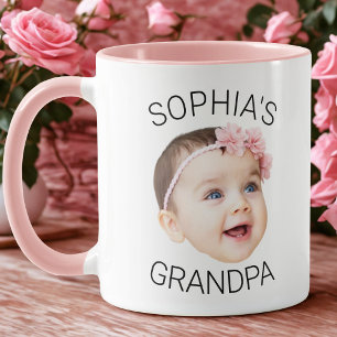 Personalisierte Gesichtstasse, Baby-Foto-Geschenk Tasse