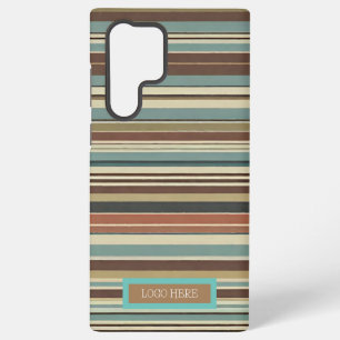 Personalisierte Gestreifte Samsung Galaxy Hülle