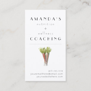 Personalisierte Gesundheits- und Wellness-Visitenk Visitenkarte