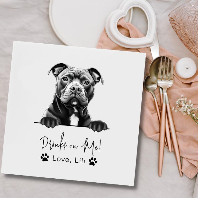 Personalisierte Getränke für den Hund Serviette (Von Creator hochgeladen)