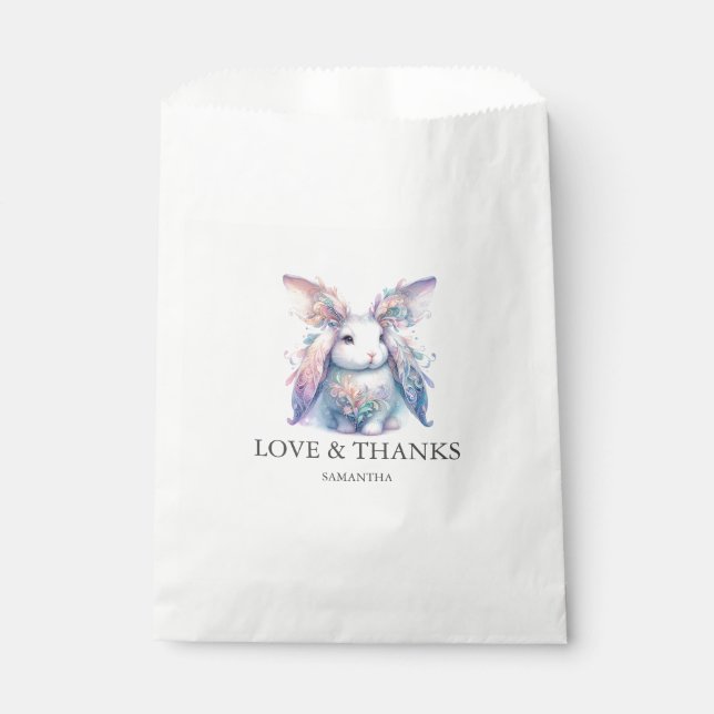 Personalisierte Gevor Bags Mystical Bunny Geschenktütchen (Vorderseite)