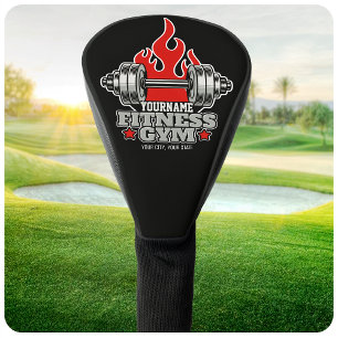 Personalisierte Gewichte Hantel Fitnessstudio Golf Headcover