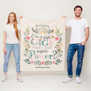 ❤️ Personalisierte GIGI-Geschenke Hinzufügen von G Fleecedecke
