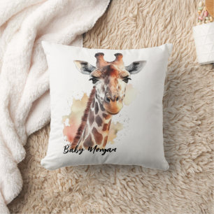 Personalisierte Giraffe Kissen