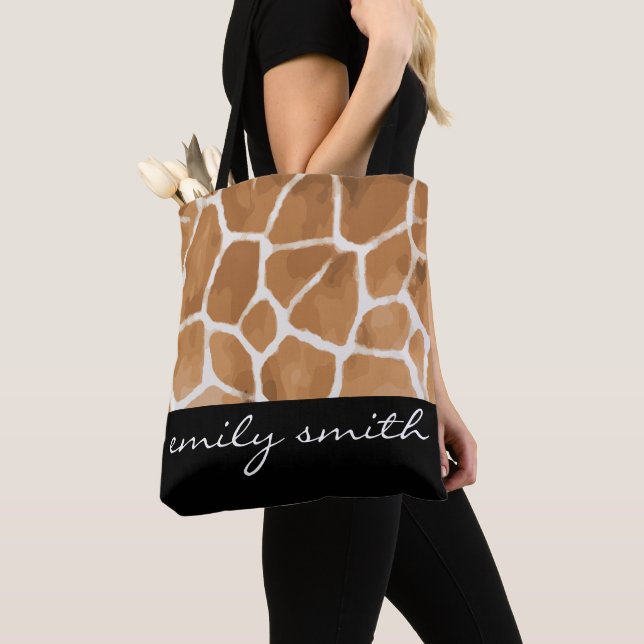 Personalisierte Giraffe Muster Tote Bag (Von Nahem)