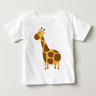 Personalisierte Giraffe scherzt Cartoon-Geschenk Baby T-shirt