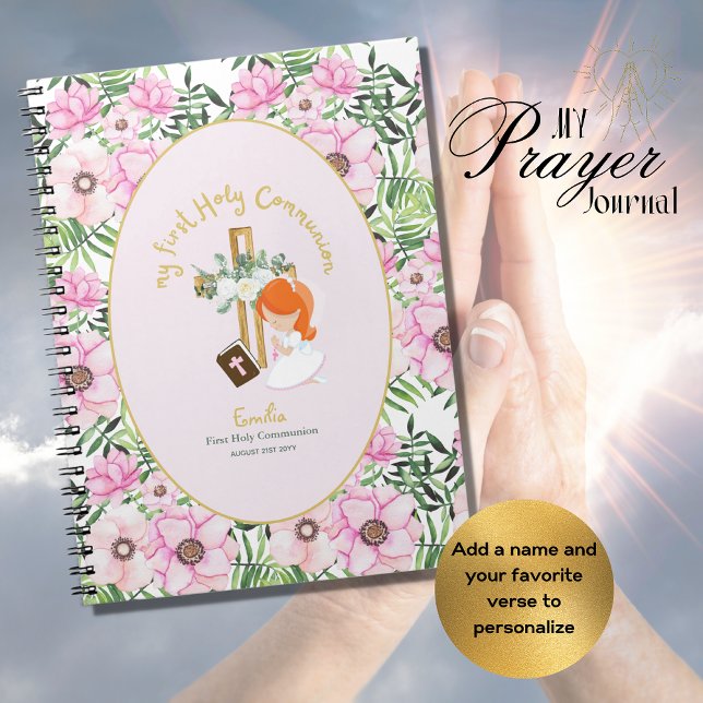 Personalisierte Girls Prayer Journal oder Bible St Notizblock (Von Creator hochgeladen)