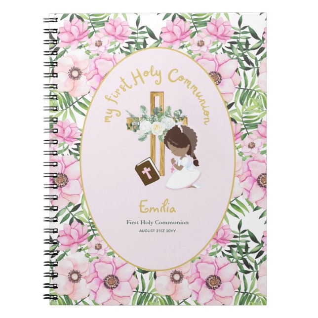 Personalisierte Girls Prayer Journal oder Bible St Notizblock (Vorderseite)