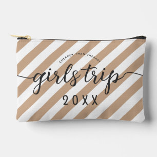 Personalisierte Girls Reisen billiger als Therapie Zubehörtasche