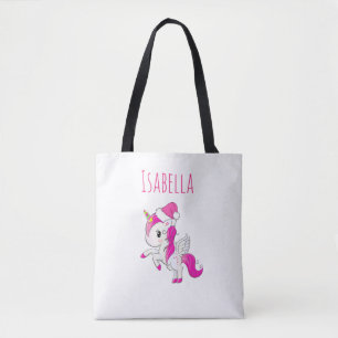 Personalisierte Girl's Unicorn Tasche