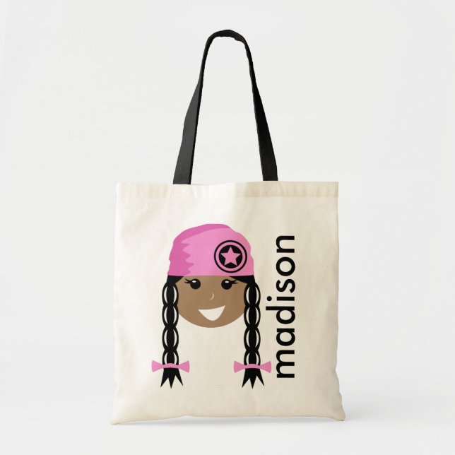 Personalisierte Girly Tote Tasche (Vorne)