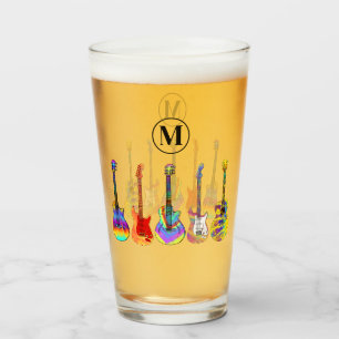 Personalisierte Gitarren Glas
