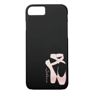 Personalisierte, glänzende, rosa Ballettschuhe Case-Mate iPhone Hülle