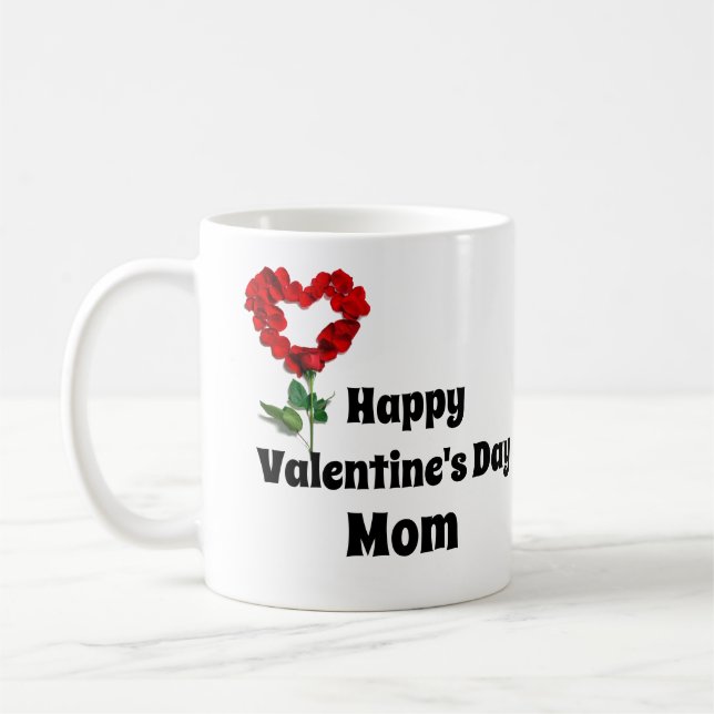Personalisierte glückliche Kaffee-Tasse des Kaffeetasse (Links)