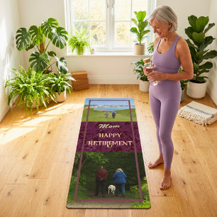 Personalisierte glückliche Renten-Geschenke für Ma Yogamatte